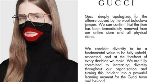 blackface trui gucci|Gucci Apologizes And Removes Sweater Following 'Blackface' .